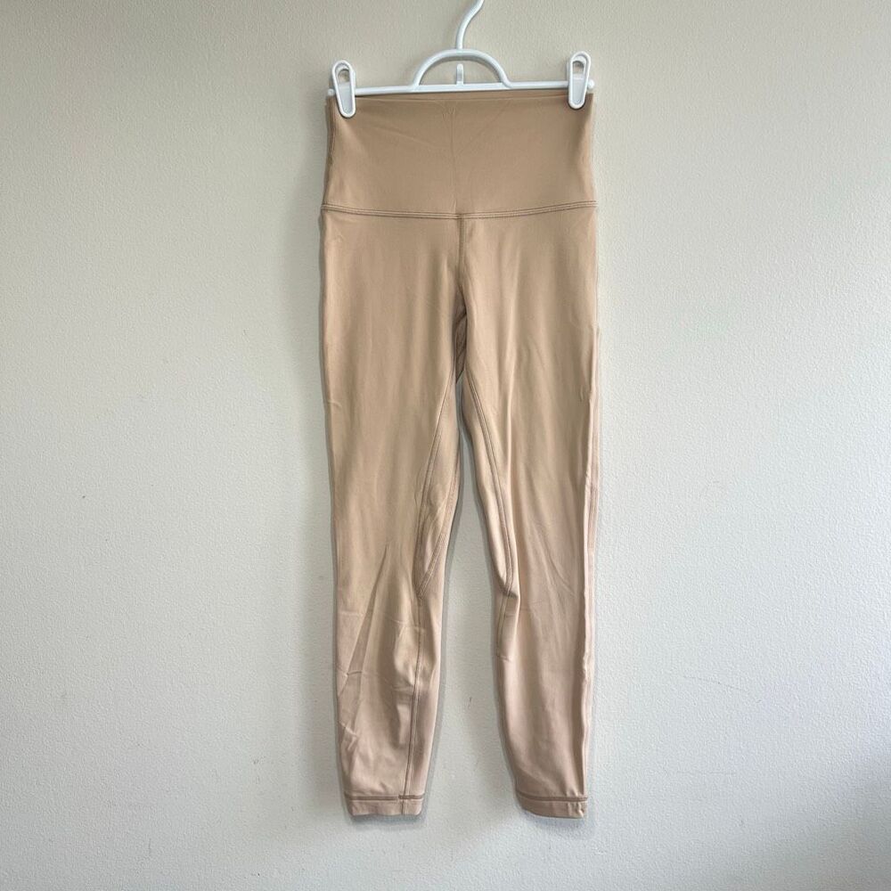 Lululemon Athletica Women's Align High-Rise Buttery Soft Leggings Beige Size 4
